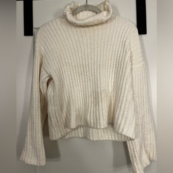 Bella Dahl Sweaters - ella Dahl Chenille Cropped Sweater Women’s Size XS Soft Cozy Knit Pullover